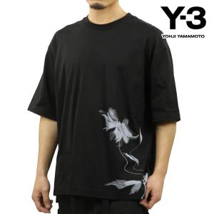 ワイスリー メンズ 半袖Tシャツ 正規品 Y-3 クルーネック コットン GXS SS TEE 2 IN4349 BLACK｜i-mixon