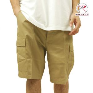 ロスコ メンズ ショートパンツ 正規品 ROTHCO ハーフパンツ カーゴショーツ ROTHCO TACTICAL BDU SHORTS 65203 KHAKI｜i-mixon