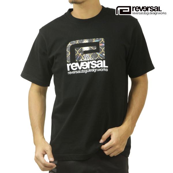 リバーサル メンズ 半袖Tシャツ 正規販売店 REVERSAL クルーネック コットン ロゴ SPA...
