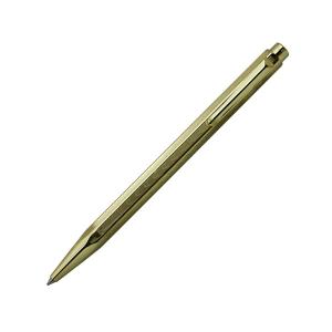 ボールペン カランダッシュ CARAN d'ACHE Ecridor Chevron Gold エクリドール シェブロン ゴールド 0898-208 即日｜i-penstar