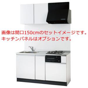 亀井製作所 コンパクトキッチン SC150SJTP2 間口150cm 100V 1口IHヒーター ポリ面材扉 W1500｜i-port-shop