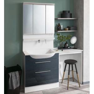 TOTO 【洗面化粧台 LDSFM135BF1AN1+三面鏡 LMFM075A3GHC1G