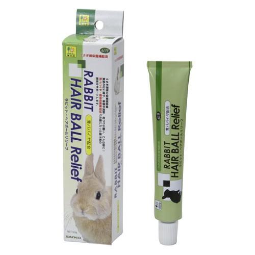 ラビットヘアボールリリーフ　うさぎ　毛球対策　おやつ　三晃商会