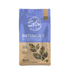 bunnyNATURE ボタニカル ミッドミックス ハイビスカス＆パセリ 150g うさぎ モルモット チンチラ デグー 草食動物 バニーネイチャー 獣医師推奨　
