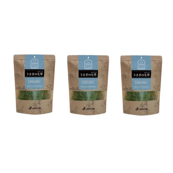 ZASSOUマルシェ うさぎの七草 50g内外 3個セット 乾燥野菜 うさぎ モルモット チンチラ ...