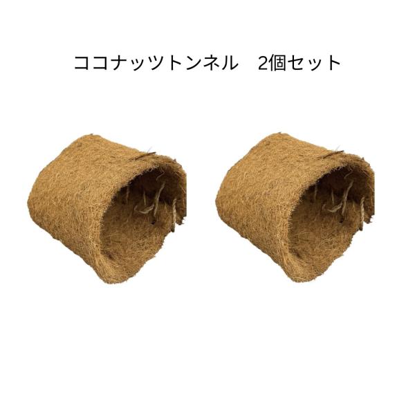 【数量限定在庫限り】情熱ほりほり ココナッツトンネル  2個セット うさぎ モルモット チンチラ リ...