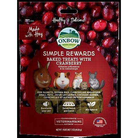 ヘルシートリーツ クランベリー 85g　OXBOW うさぎ　モルモット　草食動物　ヘルシートリーツ