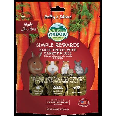 ヘルシートリーツ キャロット＆ディル 85g　OXBOW　うさぎ　モルモット　草食動物　ヘルシートリ...