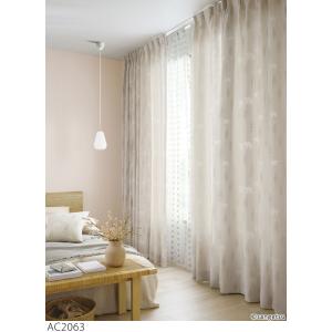 オーダー　カーテン390x103cm サンゲツ オーダーカーテン AC2063-2064 仕上り巾526〜600cm