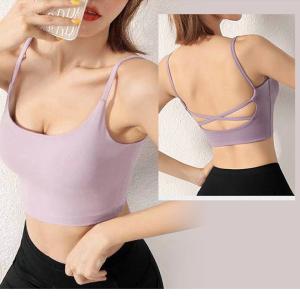 スポーツブラ ブラトップ カップ付き 大人可愛いミディアム丈ブラ ヨガウェア フィットネスウェア レディース ジム ウェア おしゃれ かわいい ヨガウエア 可愛い ヨガウェア ヨガ専門店アイリー 通販 Yahoo ショッピング