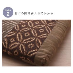 座布団 小座布団 綿100% 国産 和柄 モダ...の詳細画像2