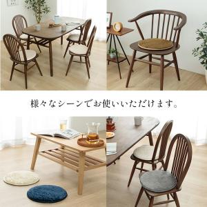 チェアパッド レスト 直径35cm 座布団 ク...の詳細画像2
