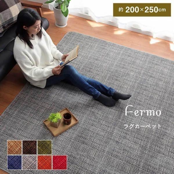 ラグ 洗える カーペット ラグマット 3畳 フェルモ 約200×250cm フランネル ラグマット ...
