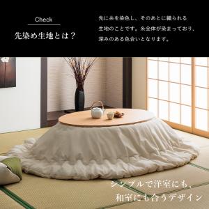 こたつ セット 楕円形 テーブル 布団 2点セ...の詳細画像4