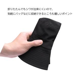 バケットハット 薄手 ナイロン 春 夏 秋 大...の詳細画像4