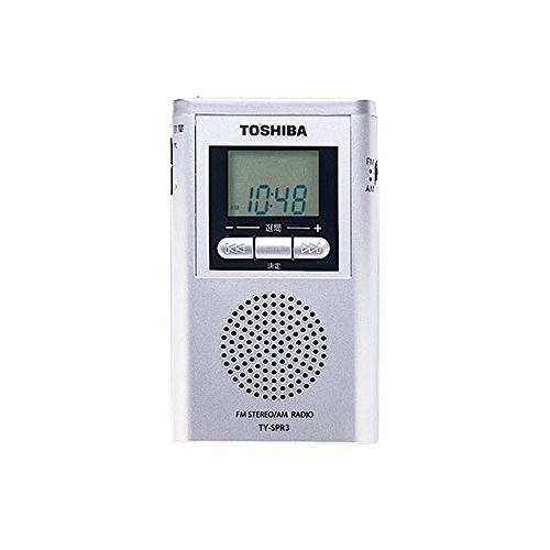 東芝 TY-SPR3 ワイドFM/AMラジオ（シルバー）シンセチューナーAM/FMラジオ