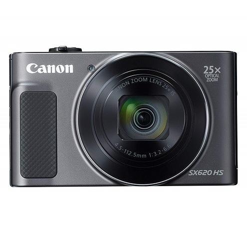 Canon コンパクトデジタルカメラ Power Shot SX620HS ブラック 光学25倍ズー...