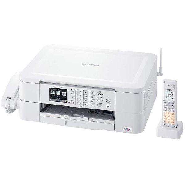 ブラザー プリンター A4 インクジェット複合機 MFC-J738DN FAX 電話機 子機1台付き...