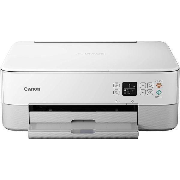 Canon プリンター A4インクジェット複合機 PIXUS TS5330WH ホワイト 2019年...
