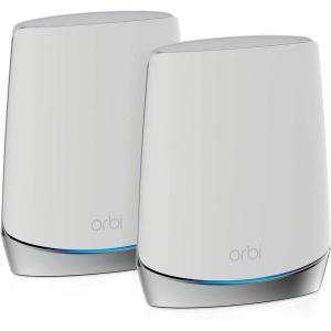 NETGEAR メッシュWiFi 無線LANルーター 2台セット Orbi Wi-Fi6 Mini 速度 AX4200 トライバンド RBK752 (ルータ―+サテライト)｜i-selection