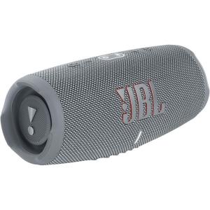 JBL CHARGE5 Bluetoothスピーカー 2ウェイスピーカー構成/USB C充電/IP67防塵防水/パッシブラジエーター搭載/ポータブル/2021年モデル グレー｜i-selection