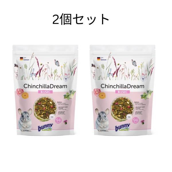 バニーネイチャー チンチラドリーム ベーシック 1.2kg 2個セット チンチラ フード ペレット ...