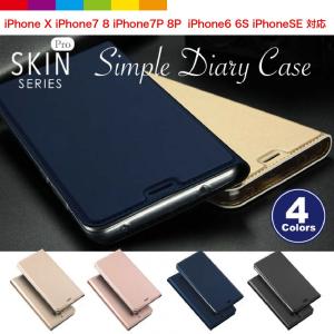 iPhoneX 8 7 7Plus 6 6S SE フリップカバーケース カードポケット付き シンプル無地 高級感仕様 送料無料 1000円ポッキリ