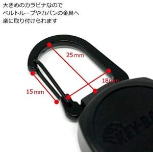 KEY-BAK サイドキック カラビナキーホル...の詳細画像1