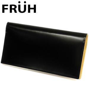 FRUH フリュー コードバン スマートロングウォレット ブラック GL021 長財布 日本製｜i-shop-sakura