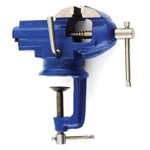 万力 テーブルバイス 開口幅50mm ヘッド部 360度回転可能