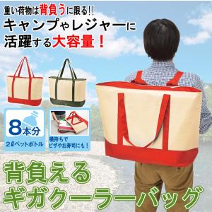 重い荷物は背負うに限る!保冷バッグ仕様 ビッククーラーバッグ...