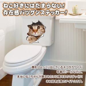猫 ステッカー 5枚セット ウォールステッカー...の詳細画像2