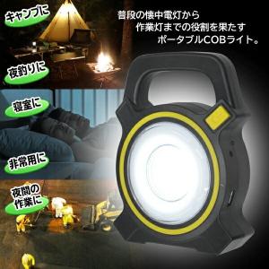 ワークライト 充電式 LED 投光器 ソーラー...の詳細画像1