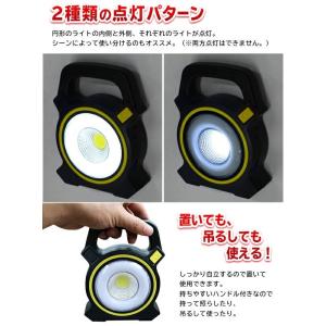 ワークライト 充電式 LED 投光器 ソーラー...の詳細画像5