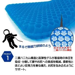 ハニカムクッション 衝撃吸収 ゲルクッション ...の詳細画像1