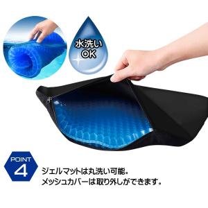 ハニカムクッション 衝撃吸収 ゲルクッション ...の詳細画像3