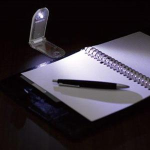 LEDブックライト 高輝度白色LED 210Lux 折りたたみ デスクライト