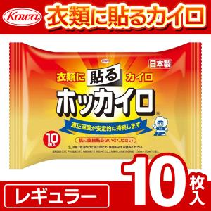 衣類に貼るカイロ 10枚入セット 使いやすいレギュラーサイズ