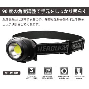 ヘッドライト 強力 LED 50m先まで照らす...の詳細画像2