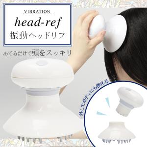 振動 ヘッドリフレッシュ 電動 頭皮ケア 小型 シリコンブラシ