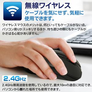 マウス ワイヤレスマウス 無線 USBレシーバ...の詳細画像1