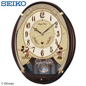 送料無料 セイコー SEIKO ディズニー ミッキー＆フレンズ 電波からくり掛け時計 壁掛け時計 電波クロック 振り子＆メロディー 記念 プレゼントS◇ 掛時計FW579B｜i-shop777