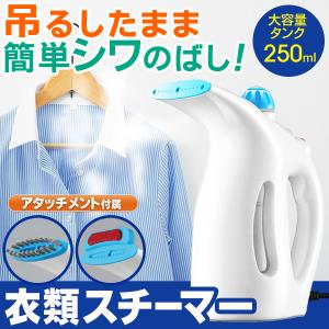 スチームアイロン 衣類スチーマー ハンガーのままシワ伸ばし