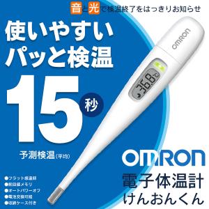 OMRON オムロン 電子体温計 15秒 けんおんくん MC-687