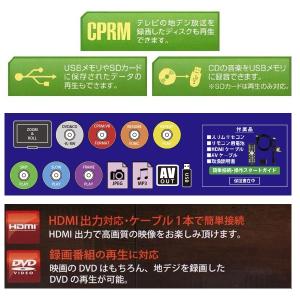 HDMI ケーブル付 DVDプレーヤー 高画質...の詳細画像1