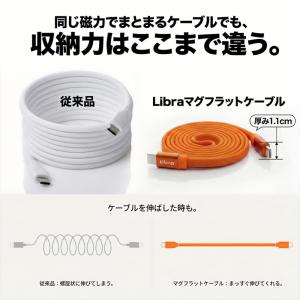 【磁力で絡まらない】充電ケーブル マグネット ...の詳細画像3