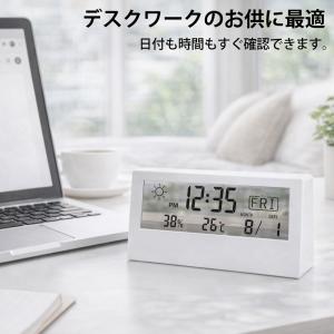 置き時計 デジタル 目覚まし時計 おしゃれ 温...の詳細画像3