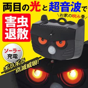 超音波 LEDライト 点滅 威嚇 センサー 動物...の商品画像