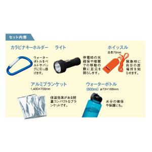 防災グッズ 5点組 非常用持ち出しセット 1人...の詳細画像3