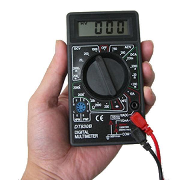 超小型 デジタルテスター 電気測定器 高精度マルチメーター 軽量 コンパクト 電圧 電流 抵抗 自動...